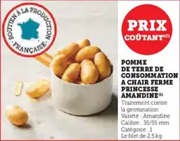 U Express Pomme de terre de consommation a chair ferme princesse amandine offre