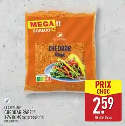 ALDI Le cavalier cheddar rapé offre