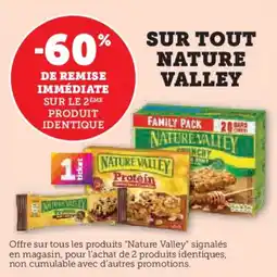 U Express NATURE VALLEY Sur tout offre