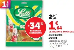 U Express LUTTI Bonbons offre
