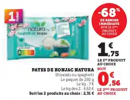 U Express Pates de konjac natura offre