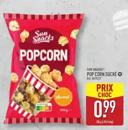 ALDI Sun snacks pop corn sucré offre