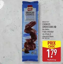 ALDI Biscotto cookies americains offre