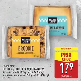 ALDI Trader joe's brookie cheesecake brownie offre