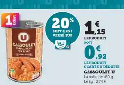 U Express U Cassoulet offre
