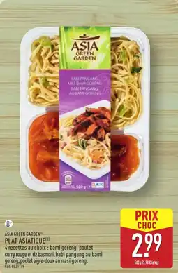 ALDI Asia green garden plat asiatique offre