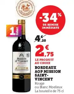 U Express Bordeaux aop mission saint- vincent offre