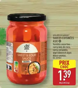 ALDI Asia green garden sauces cuisinées asie offre