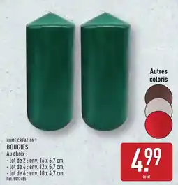 ALDI Home creation bougies offre