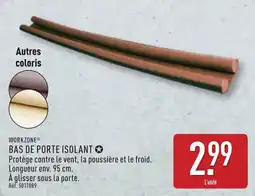 ALDI Workzone bas de porte isolant offre