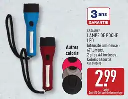 ALDI Casalux lampe de poche led offre