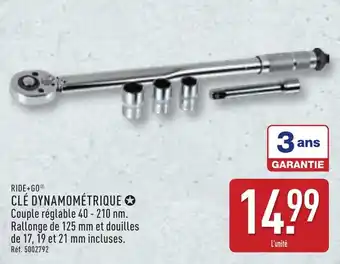 ALDI Ride+go clé dynamométrique offre