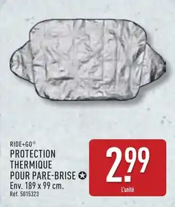 ALDI Ride+go protection thermique pour pare-brise offre
