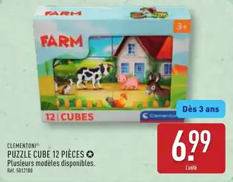 ALDI Clementoni puzzle cube 12 pièces offre