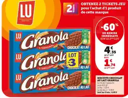 U Express LU Granola Chocolat au Lait offre
