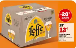 U Express Leffe Bière Blonde 6,6° offre