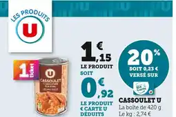 U Express U Cassoulet offre