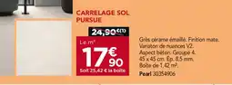 Gedimat PURSUE Carrelage sol offre