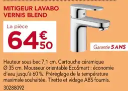 Gedimat Mitigeur Lavabo Vernis Blend offre