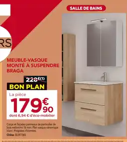 Gedimat BARAGA Meuble-vasque monté à suspendre offre