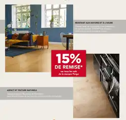Gedimat PERGO 15% DE REMISE sur tout les sols de la marque PERGO offre