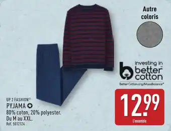ALDI Up 2 fashion pyjama offre
