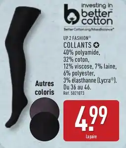 ALDI Up 2 fashion collants offre