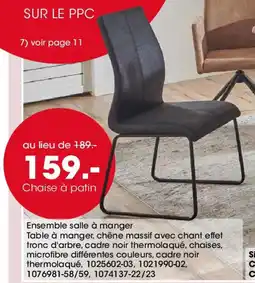 Möbel Martin Chaise à patin offre