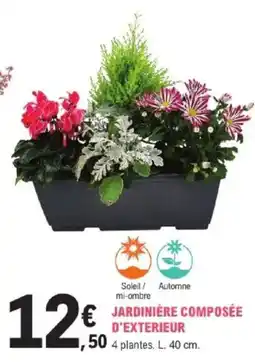 E.Leclerc Brico Jardinière composée d'exterieur offre
