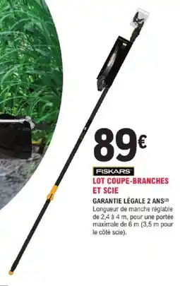 E.Leclerc Brico Lot coupe-branches et scie offre