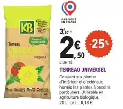 E.Leclerc Brico Terreau universel offre