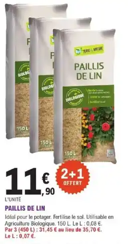E.Leclerc Brico Paillis de lin offre