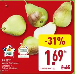 ALDI Poires Conférence offre