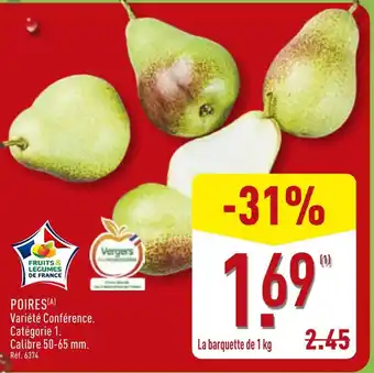 ALDI Poires Conférence offre