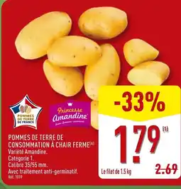 ALDI Princesse Amandine Pommes de terre de consommation à chair ferme offre