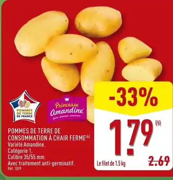 ALDI Princesse Amandine Pommes de terre de consommation à chair ferme offre