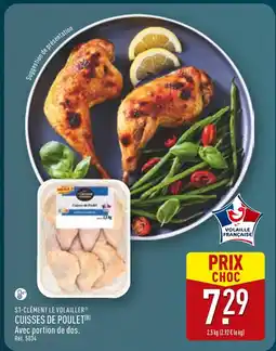ALDI ST-CLÉMENT LE VOLAILLER Cuisses de poulet offre