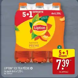 ALDI Lipton Ice Tea Saveur Pêche offre