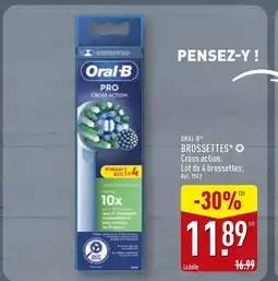 ALDI Oral-B Brossettes Cross Action offre