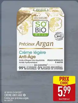 ALDI SO'BiO étic Crème Anti-Âge offre