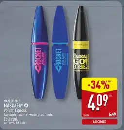 ALDI Maybelline Mascara Volum' Express Rocket Noir offre