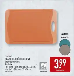 ALDI Crofton Planche à découper - à l'unité offre
