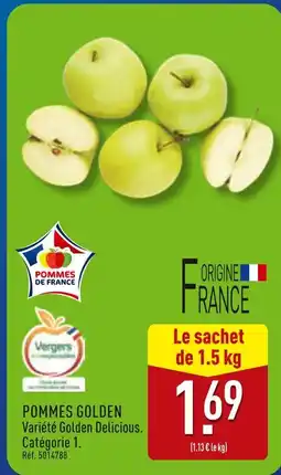 ALDI Pommes de France Pommes Golden offre