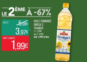 Match Huile combinée omega 3 tramier offre
