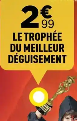 Centrakor Le trophée du meilleur déguisement offre