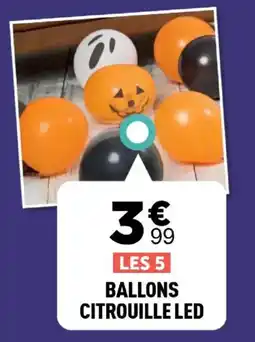 Centrakor Ballons citrouille led offre