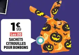 Centrakor Sachets citrouilles pour bonbons offre