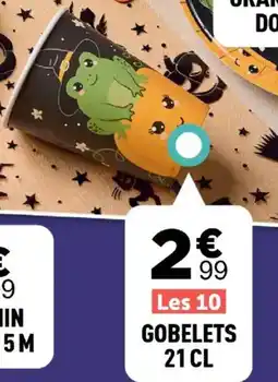 Centrakor Gobelets 21 cl offre