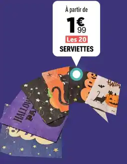 Centrakor Les 20 serviettes offre