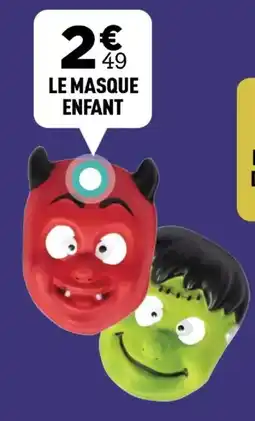 Centrakor Le masque enfant offre